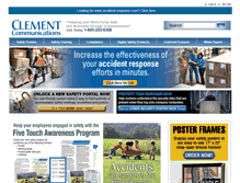 Tablet Screenshot of clement.com
